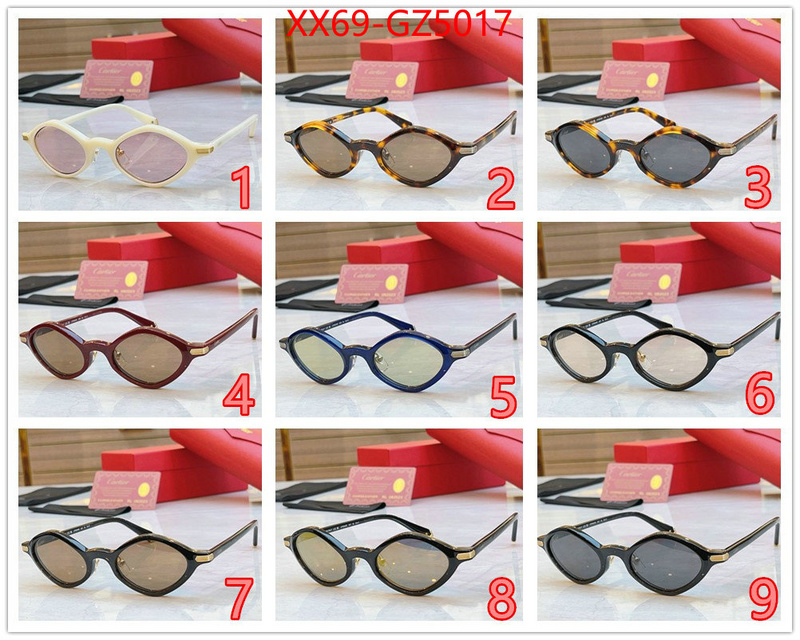 Glasses-Cartier top ID: GZ5017 $: 69USD