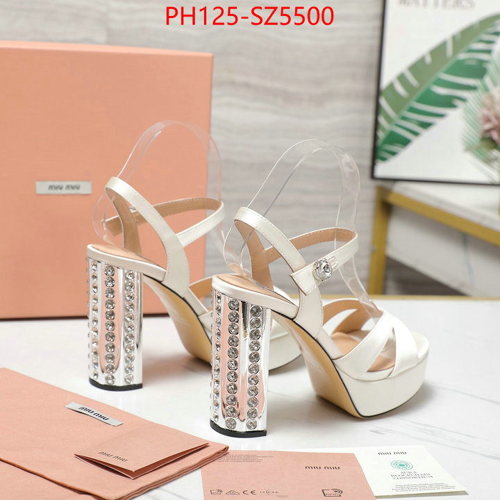 Women Shoes-Miu Miu wholesale designer shop ID: SZ5500 $: 125USD