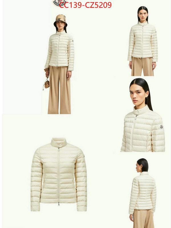 Down jacket Women-Moncler buy luxury 2024 ID: CZ5209 $: 139USD