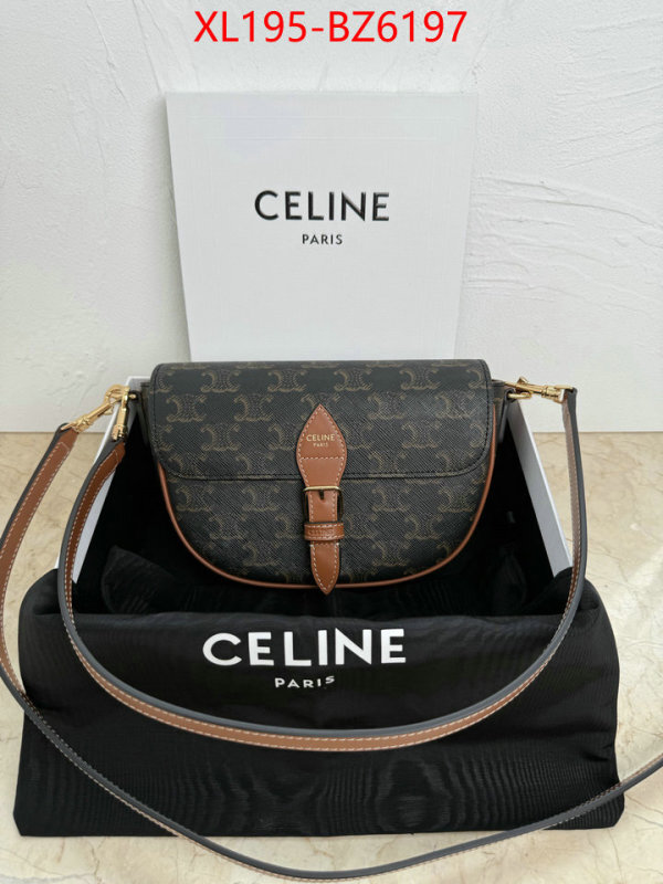 Celine Bags(TOP)-Crossbody- highest quality replica ID: BZ6197 $: 195USD,