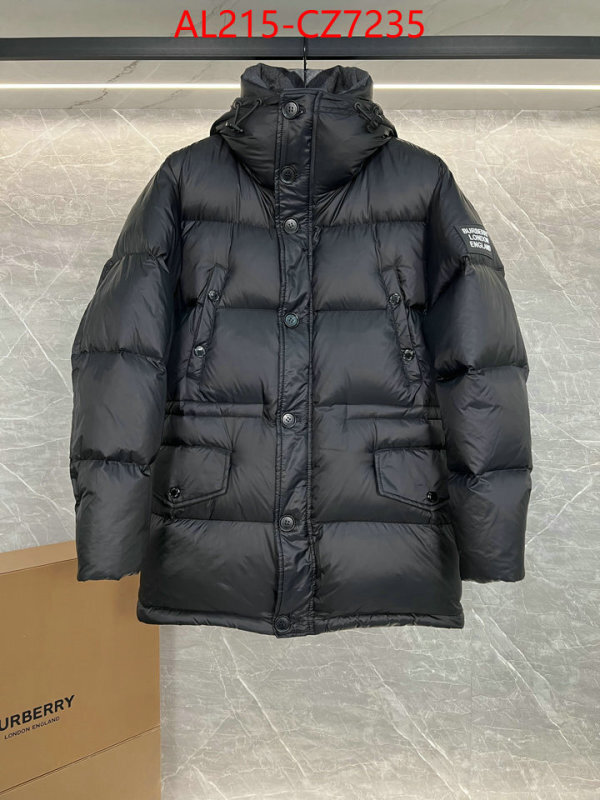 Down jacket Men-Burberry buy ID: CZ7235 $: 215USD
