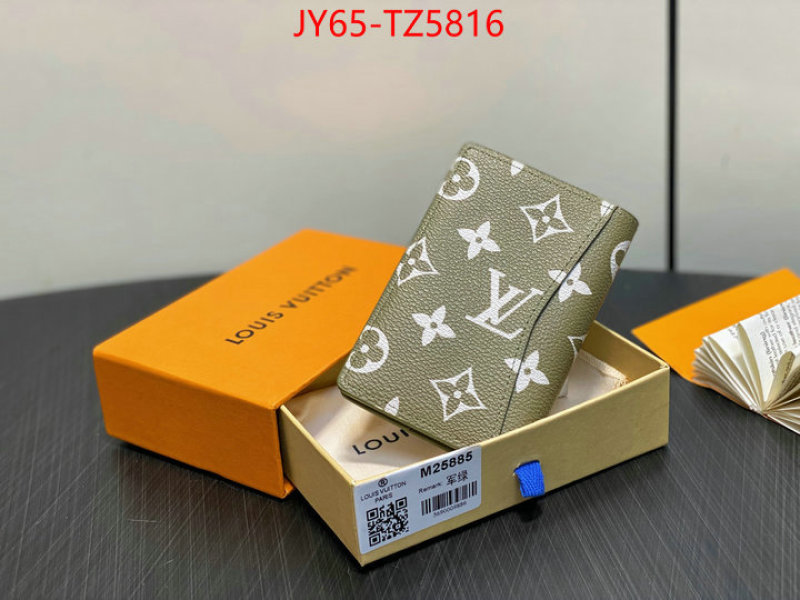 LV Bags(TOP)-Wallet fake high quality ID: TZ5816 $: 65USD,