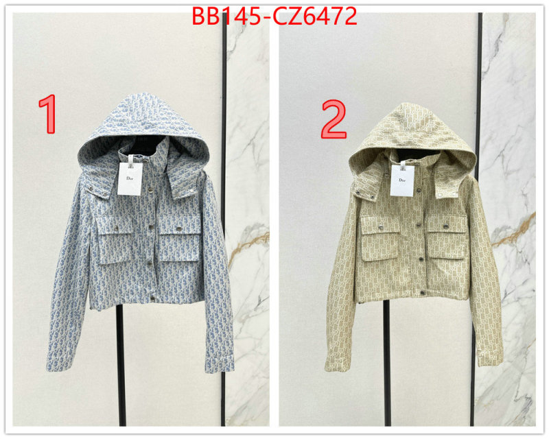 Clothing-Dior best designer replica ID: CZ6472 $: 145USD