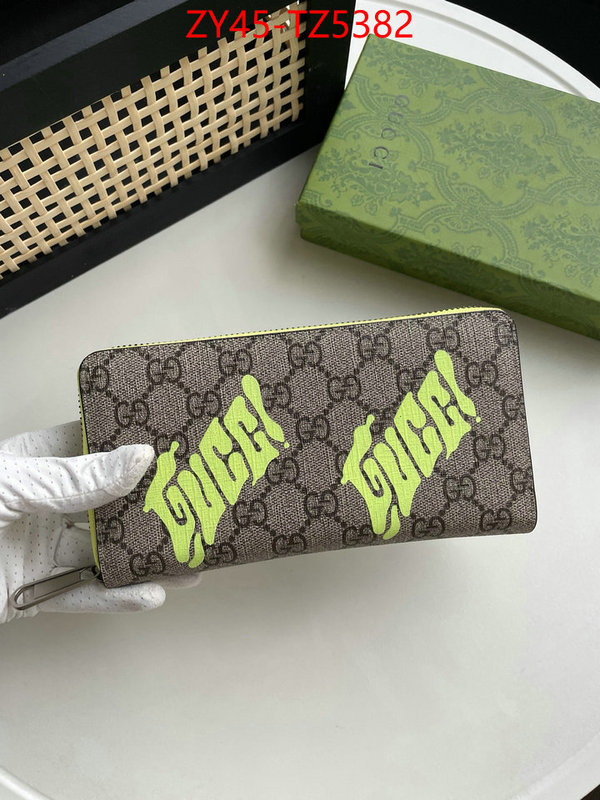 Gucci Bags(4A)-Wallet- the best affordable ID: TZ5382 $: 45USD,