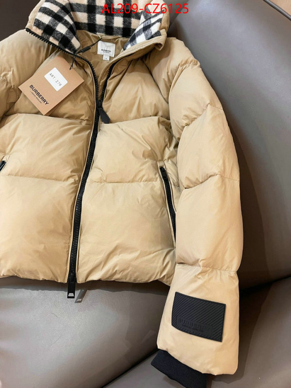 Down jacket Women-Burberry supplier in china ID: CZ6125 $: 209USD