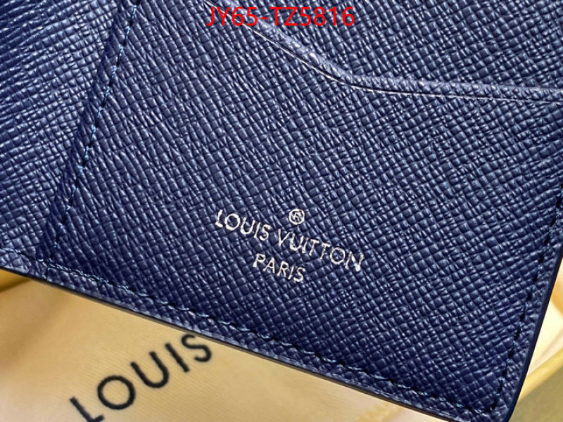LV Bags(TOP)-Wallet fake high quality ID: TZ5816 $: 65USD,