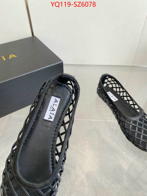 Women Shoes-ALAIA cheap high quality replica ID: SZ6078 $: 119USD