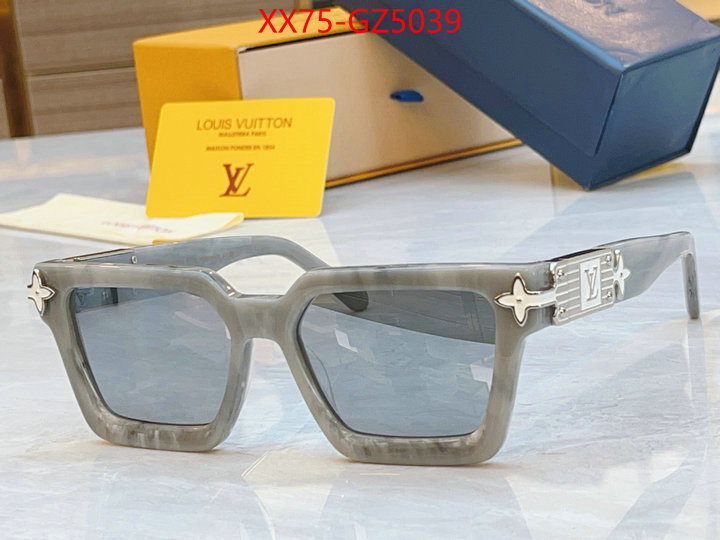Glasses-LV shop cheap high quality 1:1 replica ID: GZ5039 $: 75USD