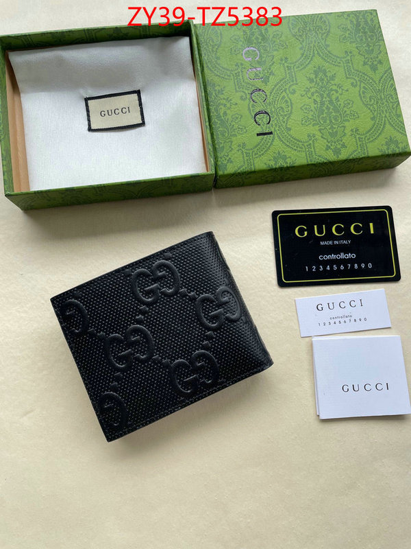 Gucci Bags(4A)-Wallet- how to find designer replica ID: TZ5383 $: 39USD,