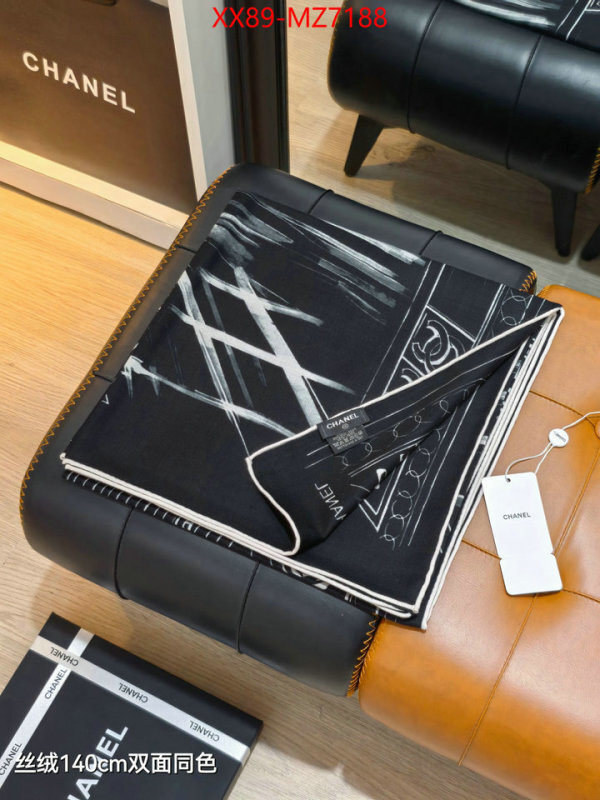 Scarf-Chanel wholesale replica shop ID: MZ7188 $: 89USD