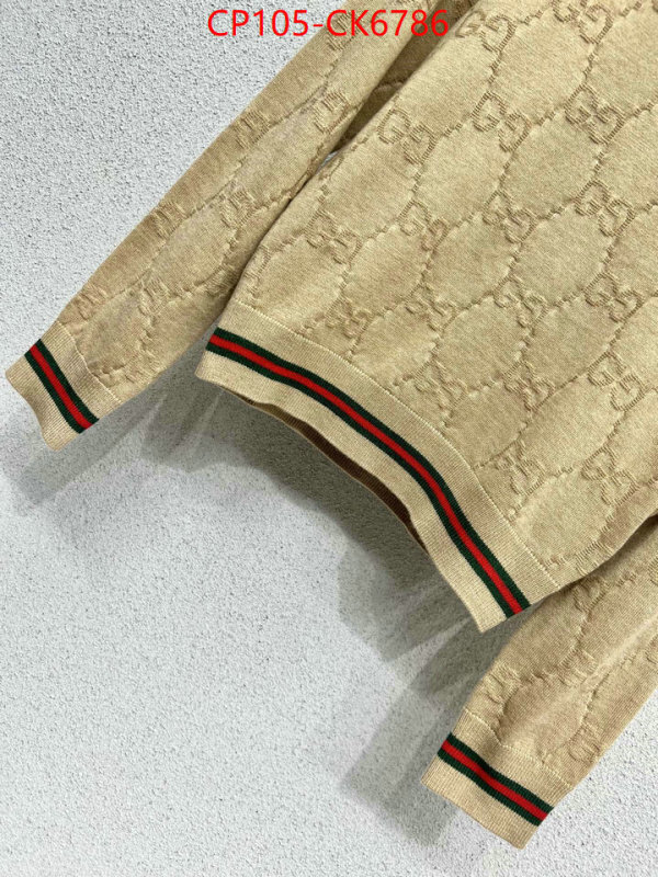 Clothing-Gucci wholesale replica shop ID: CK6786 $: 105USD