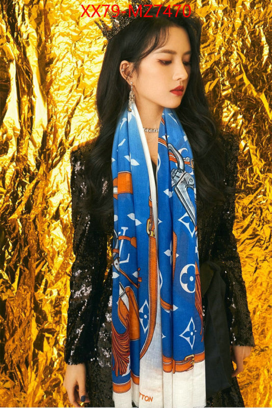 Scarf-LV fake high quality ID: MZ7470 $: 79USD