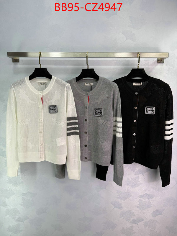 Clothing-MIU MIU we provide top cheap aaaaa ID: CZ4947 $: 95USD