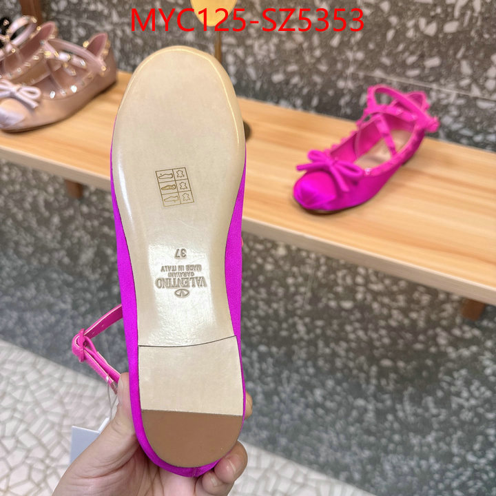 Women Shoes-Valentino aaaaa replica designer ID: SZ5353 $: 125USD
