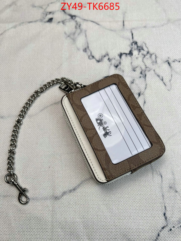 Coach Bags(4A)-Wallet sellers online ID: TK6685 $: 49USD,