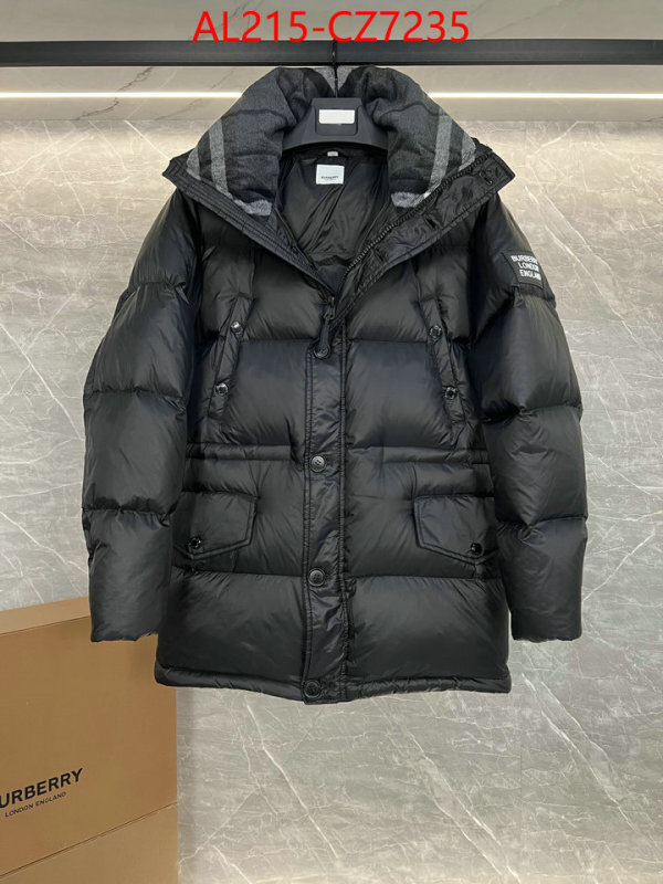 Down jacket Men-Burberry buy ID: CZ7235 $: 215USD
