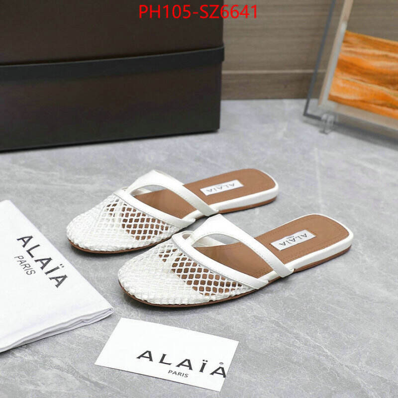 Women Shoes-ALAIA aaaaa+ quality replica ID: SZ6641 $: 105USD