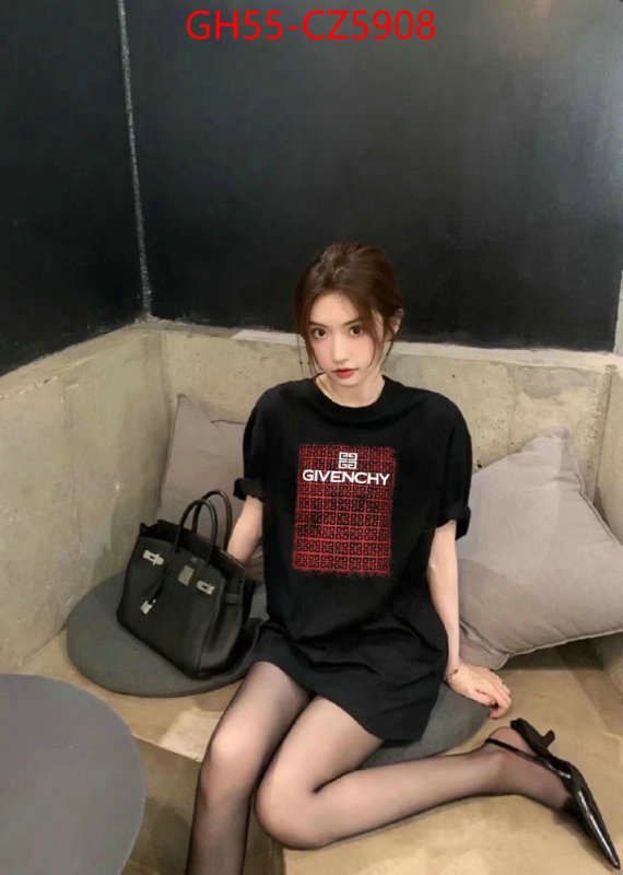 Clothing-Givenchy shop the best high quality ID: CZ5908 $: 55USD