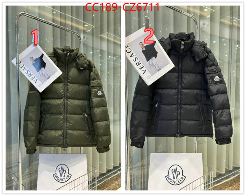 Down jacket Men-Moncler 7 star quality designer replica ID: CZ6711 $: 189USD