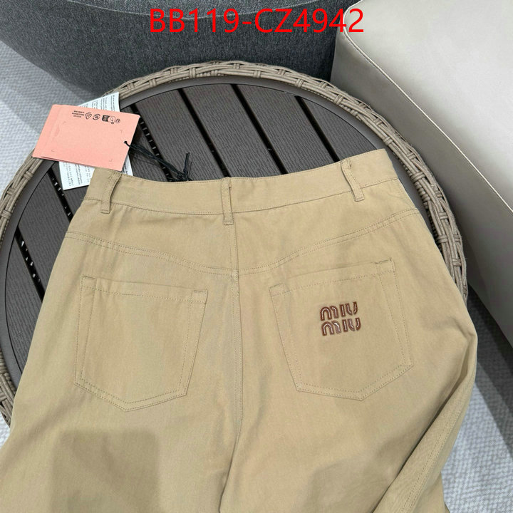 Clothing-MIU MIU is it ok to buy ID: CZ4942 $: 119USD