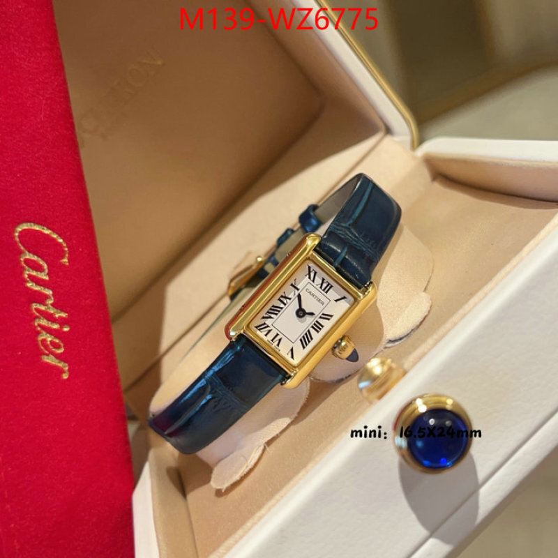 Watch(4A)-Cartier is it illegal to buy dupe ID: WZ6775 $: 139USD