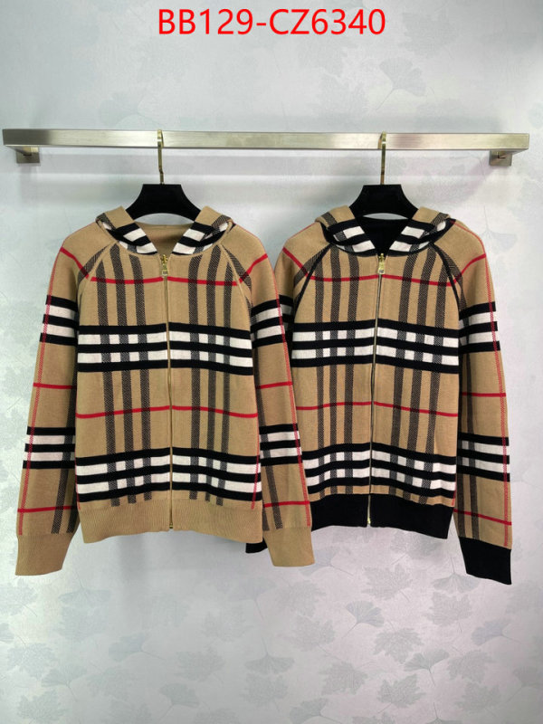 Clothing-Burberry luxury fashion replica designers ID: CZ6340 $: 129USD