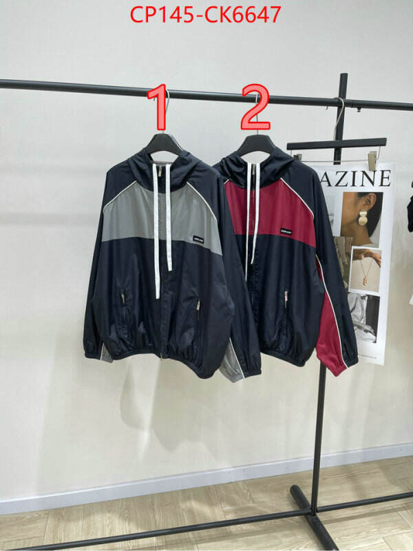 Clothing-MIU MIU new 2024 ID: CK6647 $: 145USD