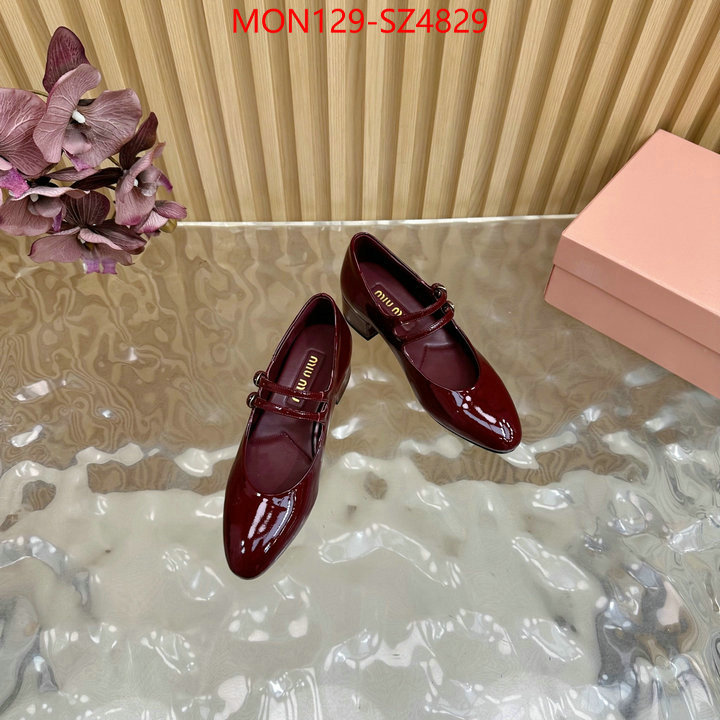 Women Shoes-Miu Miu luxury fake ID: SZ4829 $: 129USD