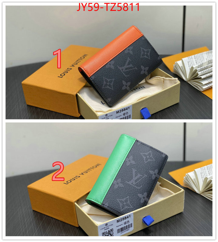 LV Bags(TOP)-Wallet replica for cheap ID: TZ5811 $: 59USD,