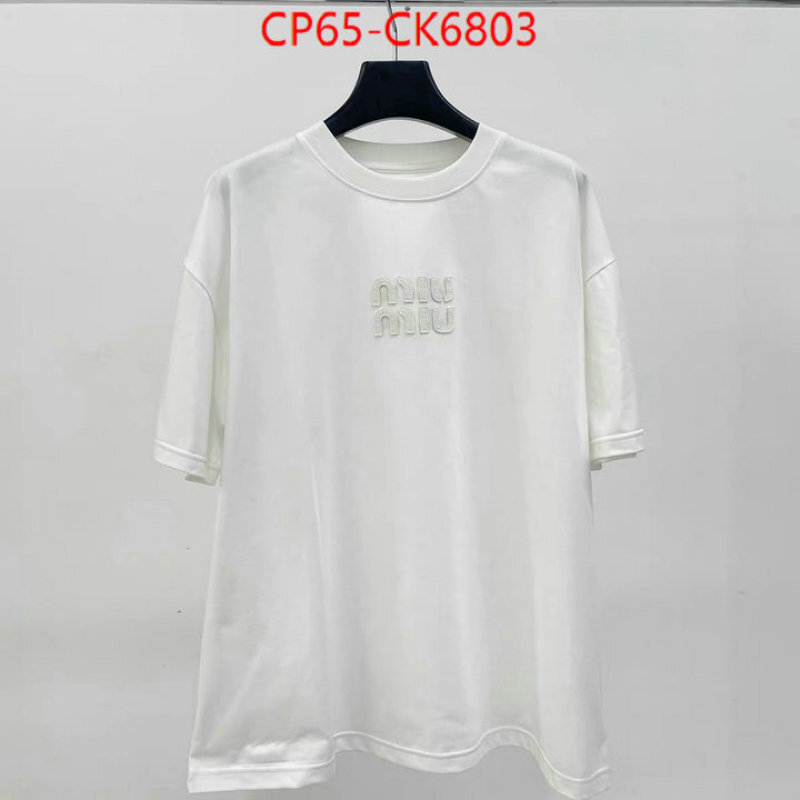 Clothing-MIU MIU cheap wholesale ID: CK6803 $: 65USD