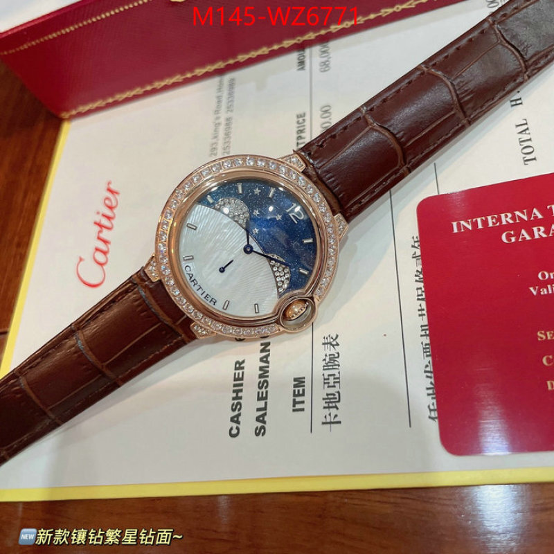 Watch(4A)-Cartier where to buy replicas ID: WZ6771 $: 145USD