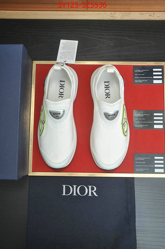 Men shoes-Dior best quality replica ID: SZ5536 $: 125USD