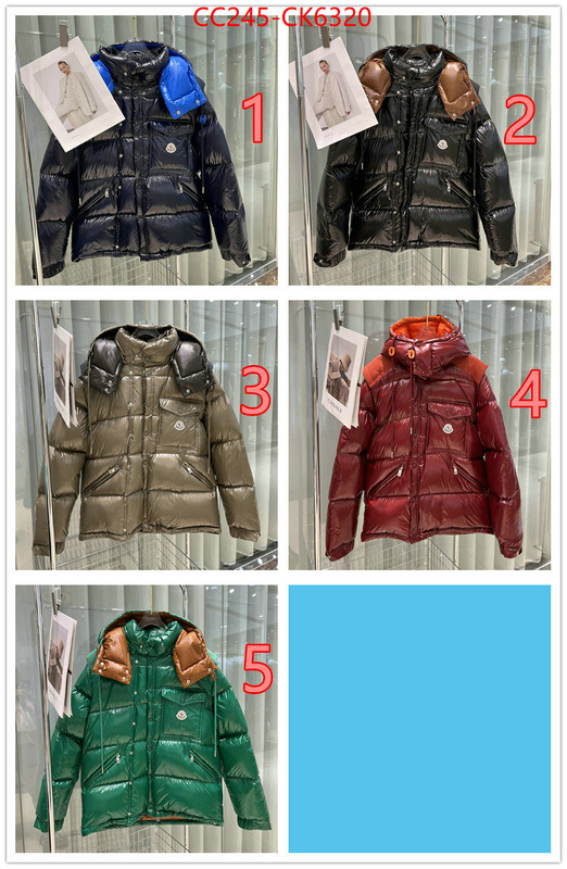 Down jacket Men-Moncler high quality replica ID: CK6320 $: 245USD