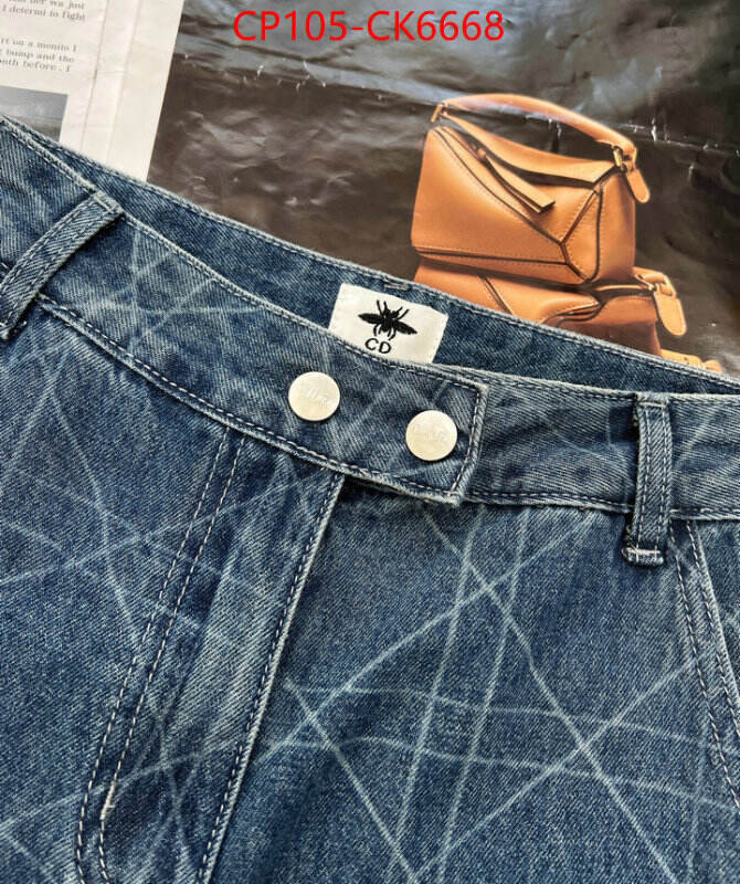 Clothing-Dior fake high quality ID: CK6668 $: 105USD