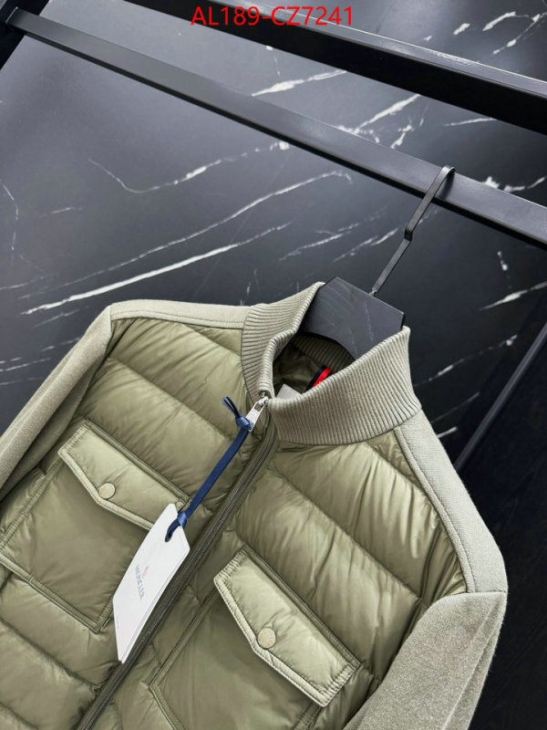 Down jacket Men-Moncler what is a counter quality ID: CZ7241 $: 189USD