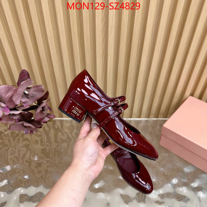 Women Shoes-Miu Miu luxury fake ID: SZ4829 $: 129USD