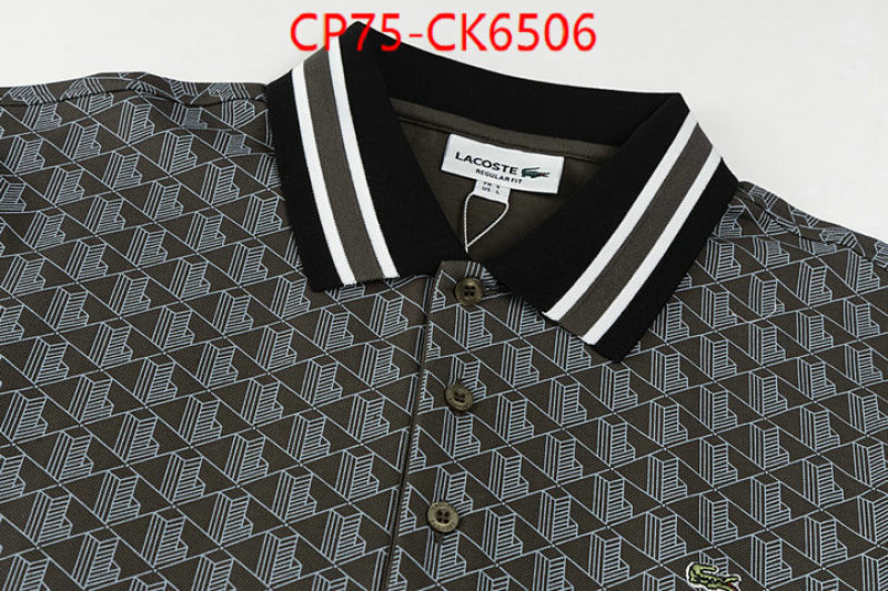 Clothing-Lacoste what best designer replicas ID: CK6506 $: 75USD