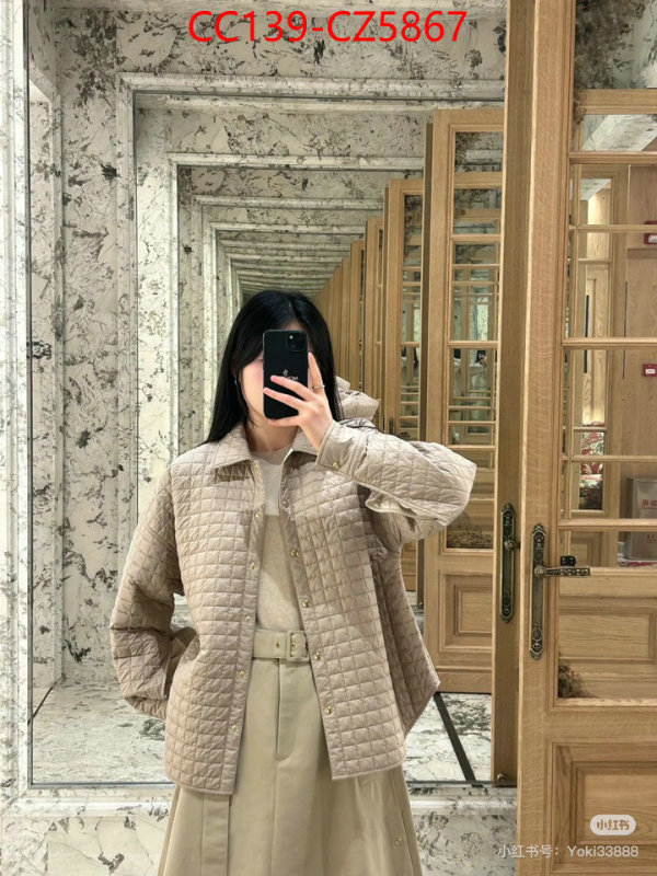 Down jacket Women-Moncler high quality replica designer ID: CZ5867 $: 139USD