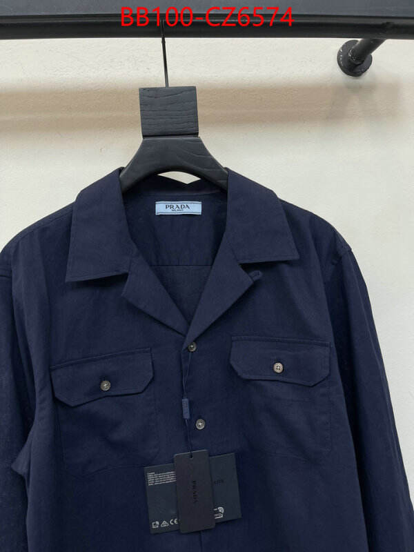 Clothing-Prada replica 2024 perfect luxury ID: CZ6574 $: 100USD