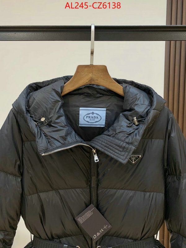 Down jacket Women-Prada outlet 1:1 replica ID: CZ6138 $: 245USD