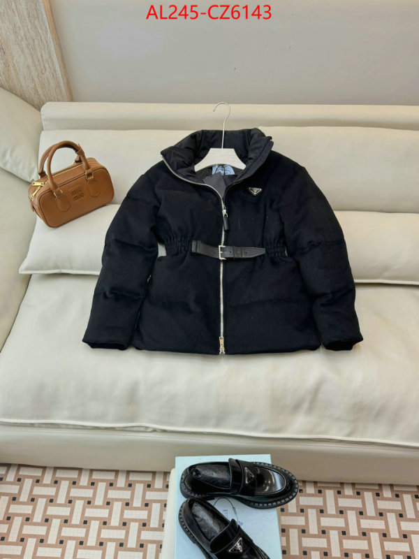 Down jacket Women-Prada fake high quality ID: CZ6143 $: 245USD