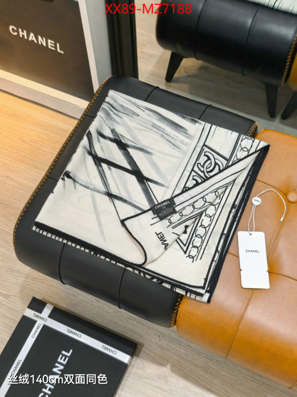Scarf-Chanel wholesale replica shop ID: MZ7188 $: 89USD