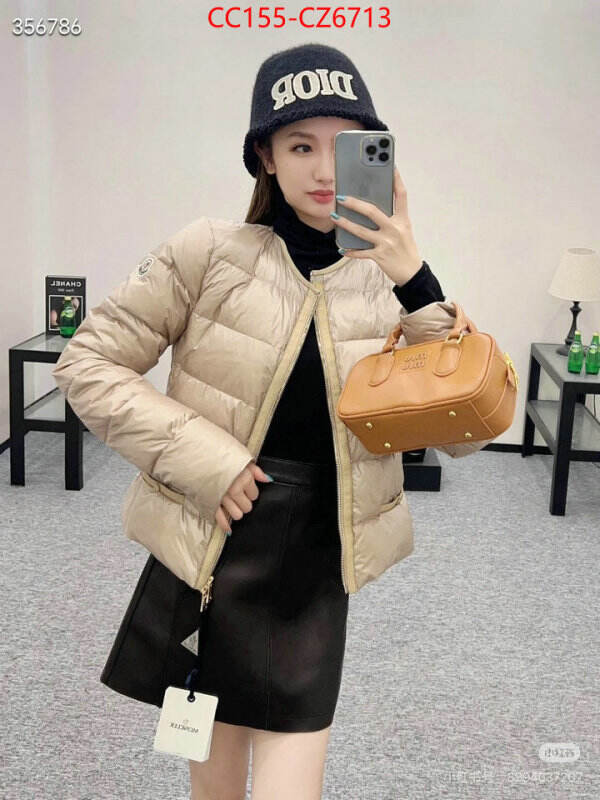 Down jacket Women-Moncler top 1:1 replica ID: CZ6713 $: 155USD