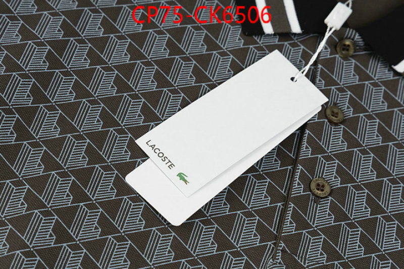 Clothing-Lacoste what best designer replicas ID: CK6506 $: 75USD