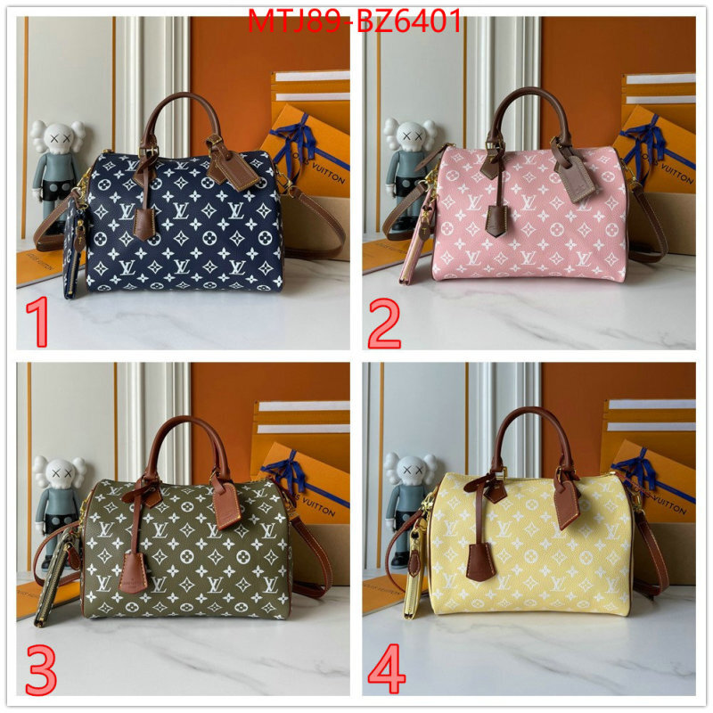 LV Bags(4A)-Speedy- fake high quality ID: BZ6401 $: 89USD,