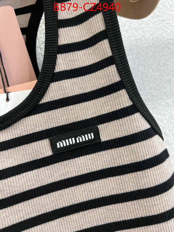 Clothing-MIU MIU shop cheap high quality 1:1 replica ID: CZ4940 $: 79USD