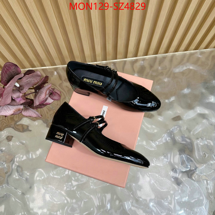 Women Shoes-Miu Miu luxury fake ID: SZ4829 $: 129USD