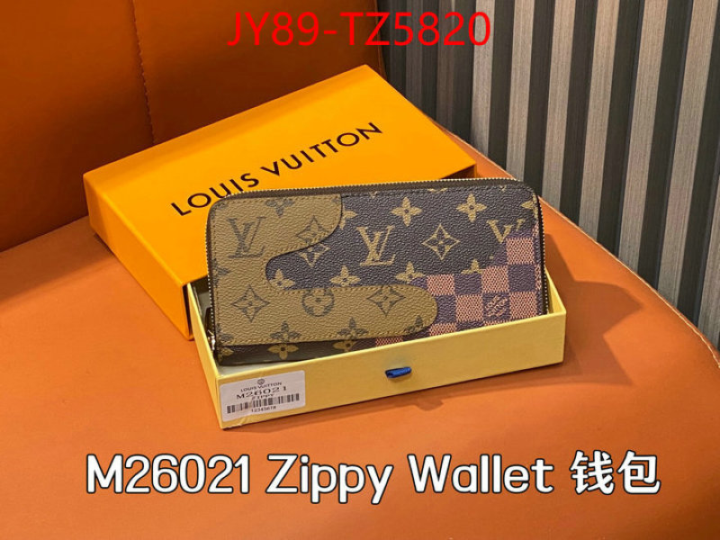 LV Bags(TOP)-Wallet wholesale replica ID: TZ5820 $: 89USD,