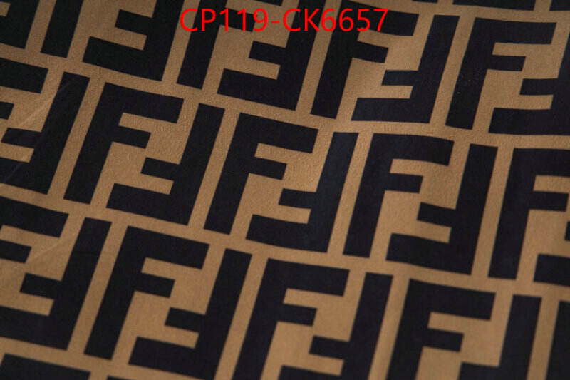 Clothing-Fendi the highest quality fake ID: CK6657 $: 119USD