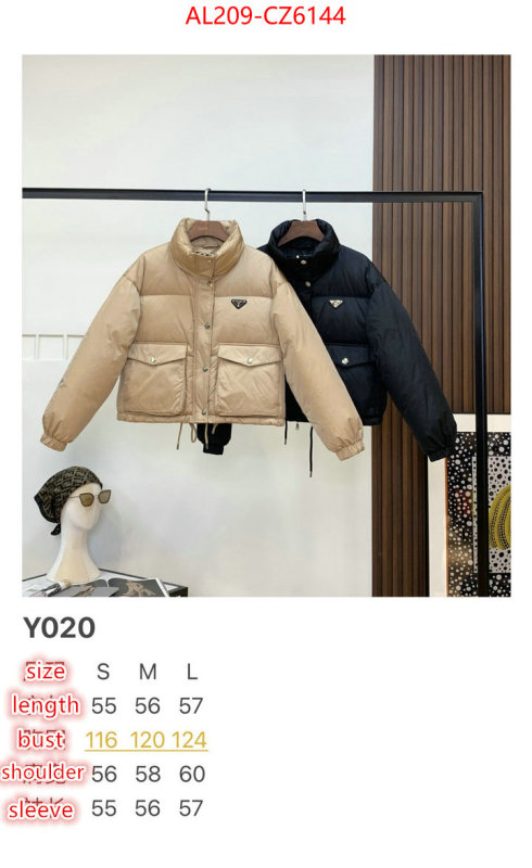 Down jacket Women-Prada sellers online ID: CZ6144 $: 209USD